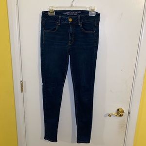 American Eagle Dark Wash Jeggings